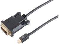S-Impuls S-Impuls Mini DisplayPort naar DVI kabel - versie 1.2 / zwart - 5 meter