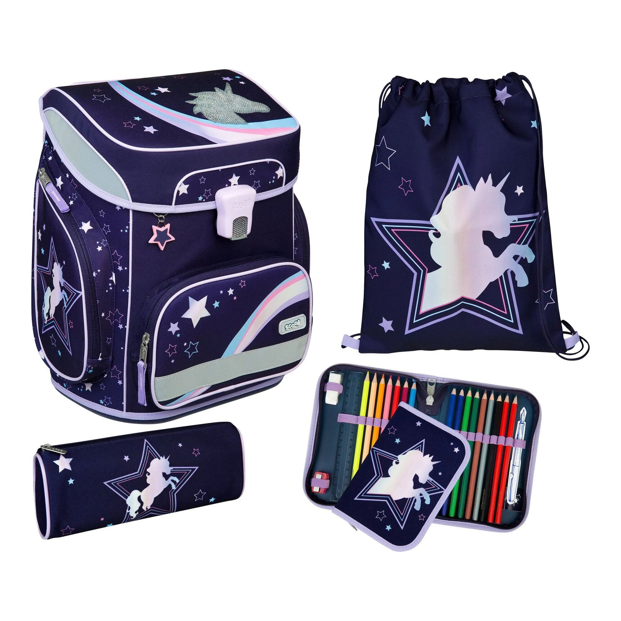 Scooli Schooltas EasyFit, Dreamland (set, 5)