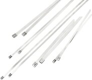 ABC-LED Metalen RVS Tie Wrap - 4,6 x 1000 mm - 100 stuks