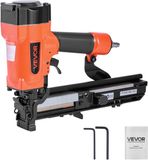 VEVOR Pneumatische Stapelgun, 16 Gauge 26,4mm Bovenkant Pneumatische Stapelgun 16mm tot 38mm Lengte, 70-120PSI Luchtstapelgun met Twee Afschotmodi voor Dakdekking, Wandbekleding, Hekken, Subvloer