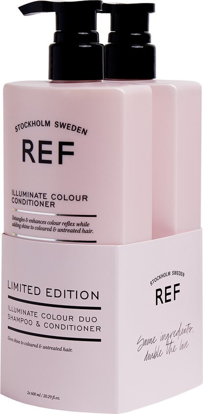 REF Stockholm - Illuminate Colour Duo Shampoo + Conditioner Vrouwen 2x600ml