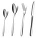 Ibenzoa® Set de couverts étendue en acier inoxydable pour 6 personnes – et design ergonomique