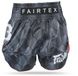 Booster Fairtex x Booster FXB TBT Stealth Grey - short de Muay Thai - M - Gris / Noir