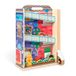 Melissa & Doug GO Tots Houten flatgebouw tuimelpret (met 3 schijven)