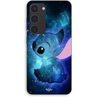 Maniacase Coque Pour Samsung Galaxy S23 Stitch bleu frand bleu