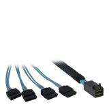 Inter-Tech 0.5m SFF 8643/4x SATA Cable - 88885003