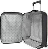 Rollink Flex Vega Cabin Size Suitcase 40-56 cm Warm Grey Polycarbonate 45L