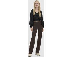 VERO MODA - VMZAMIRA MW SLIM STRAIGHT PANT NOOS - Dames - Legging - Chocolate Torte - L/30