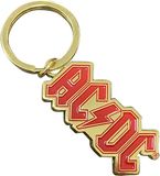 AC/DC - Logo Gold Sleutelhanger - Goudkleurig/Rood