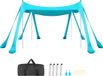VEVOR Strandtent met Zonbescherming (UPF 50+) 3x3x2m, Groen