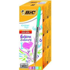 BIC Cristal Large Ballpoint Pens - Multi-Color - 20 Pack