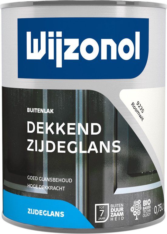 Wijzonol Dekkend Zijdeglanslak RAL 7016 - 0,75L - Grijs - Zijdeglans - Hout - Buiten