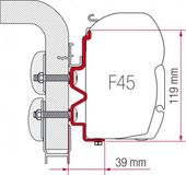 Fiamma Hymer Camp Kit F45 Zilver Aluminium 300 cm