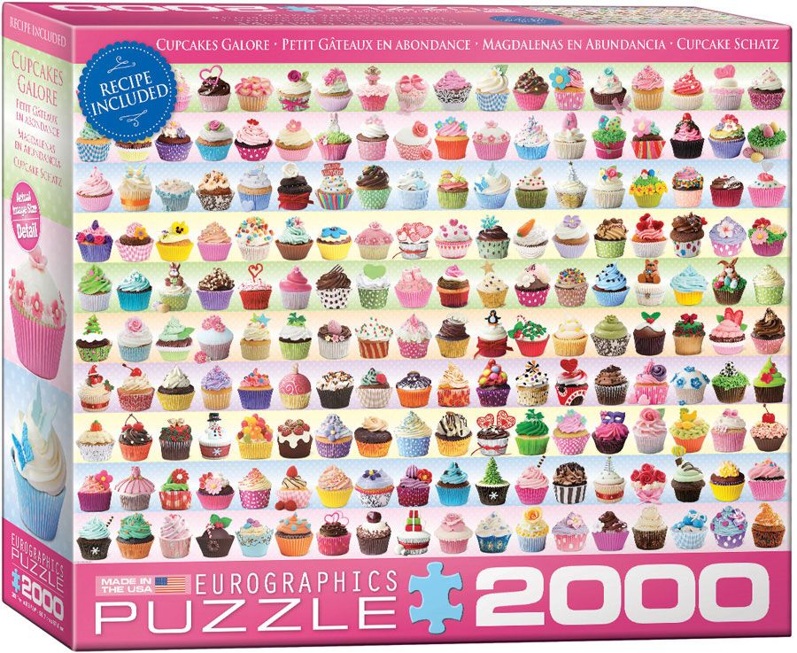 Eurographics Cupcakes Galore - 2000 stukjes