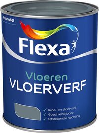 Flexa Vloerverf - Antraciet - 0,75 Liter - Zijdeglans - Voor Binnen