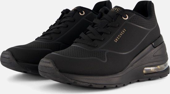 Skechers Million Air - Elevated Air - Dames Sneakers - Zwart - Maat 39