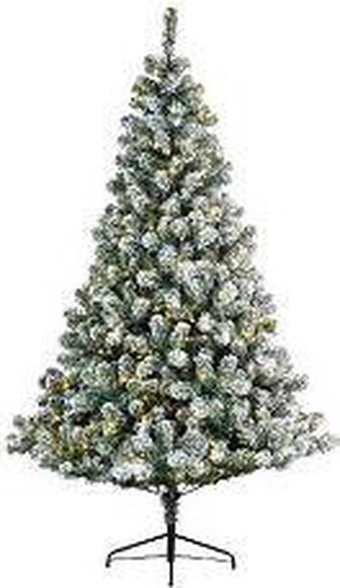 Everlands Imperial Pine Kunstkerstboom - 150cm hoog – Met sneeuw - 170 LED lampjes