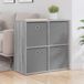 vidaXL Dressoir Grijs Sonoma 68,5 x 32 x 67 cm