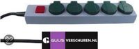 REV 00125053 Overspanningsbeveiliging 5 AC-uitgang(en) 250 V 1,5 m Zwart