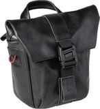 Wotancraft Pilot - 2L - zwart leer - cameratas - schoudertas