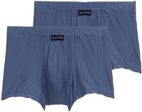 Tom Tailor - Korte boxershorts in een set van 2 - Maat XXL/8 - blue-medium-vertical stripe