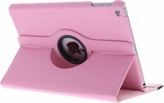 Merkloos Ploonk B.V. iPad 9.7 - 360 graden draaibare hoes - Roze