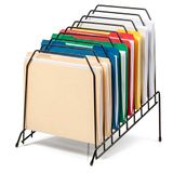 Officemate Grote helling 8 compartimenten draad Caddy, zwart