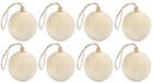 Creativ Company B.V. 8x Boules de Noël en bois de bois clair Empereur sapin 6,4 cm