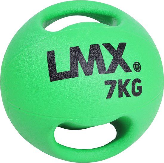LMX Double Handle Medicine Ball - 7 kg - Green