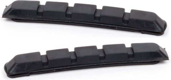 Elvedes Remblokrubbers V-brake 72 X 10 Mm Zwart 2 Stuks