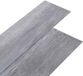 vidaXL - Lames de sol en PVC - Gris bois mat - 5,02 m² - 36 pièces