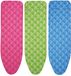 Leifheit Cotton Comfort Housse de planche à repasser S/M - 125 x 40 cm - Rose/Blanc/Orange
