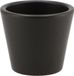 DK Design Bloempot/plantenpot - Vinci - zwart mat - voor kamerplant - D10 x H12 cm