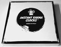 Instant Karma Clocks Vinyl Wandklok Gitaar Muziek Toetsenbord Drummer Batterij, Vintage Handgemaakte Geen Ticking, Rock Band Gift