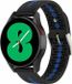 By Qubix Qubix - Smartwatch bandje voor Garmin Forerunner 970 / 570 (47mm) / 255 - Dot Pattern - Zwart/Blauw - 22mm