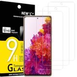 NEW'C 3 Stuks, Screen Protector voor Samsung Galaxy S20 FE, Gehard Glass Schermbeschermer Film 0.33 mm ultra transparant, ultra resistent