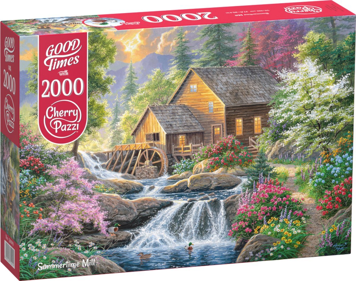 Cherrypazzi Summertime Mill Puzzel 2000 Stukjes