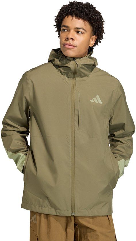 Adidas Terrex Terrex Multi 2.5 Layer Climaproof Regenjack - Heren - Groen - Maat L