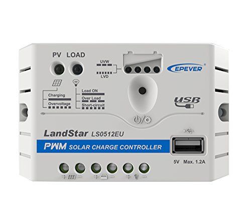 EPEVER LS EU 12V/24V PWM Laadregelaar met USB (LS0512EU)