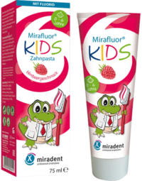 Miradent Miradent Mirafluor Kids Tandpasta Framboos - 0-6 jaar - 75 ml