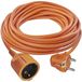 Emos Verlengsnoer 20 meter - Oranje - PVC - 3x1.5mm² - H05VV-F3 - Met randaarde - IP44