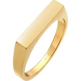 Elli Ring Dames Zegel Hoekig Geo Ontwerp 925 Sterling Zilver