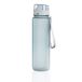 Xavax To Go Waterfles 1 l (druksluiting, drukknop, voor koude dranken, siliconen pakking) pastelblauw