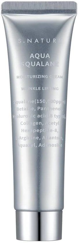 S.NATURE Aqua Squalane Moisturizing Cream 60ml | Anti-Wrinkle | Unisex