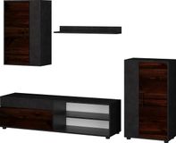 Vicco Berno Woonwand – Set van 4 Bruin