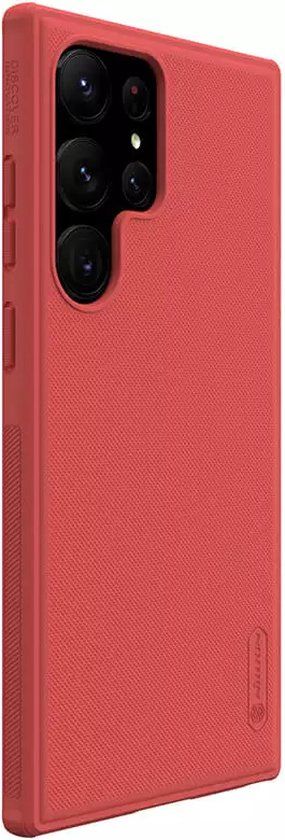 Nillkin Super Frosted Shield Pro Case for Samsung Galaxy S23 Ultra - Red