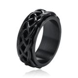 Mendes Ring voor Mannen - Celtic Band Black-18mm