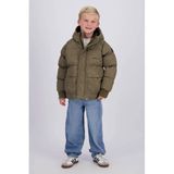 Vingino winterparka met print - olijfgroen