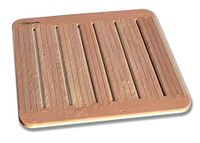 Castelmerlino Accessoires voor de douche, larikshout, natuur, 59 x 59 cm