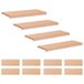 vidaXL - Trapmatten - 12 st - Naturel - 80 x 25 x 2 cm - Massief beukenhout